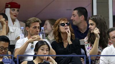 Susan Sarandon at the 2016 US Open. Courtesy Emirates