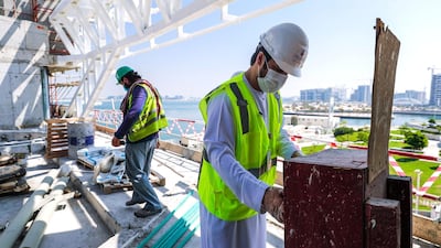Most sites in Abu Dhabi abide by safety regulations, said Khaled Al Marzooqi, head of inspection at the municipality. Victor Besa / The National