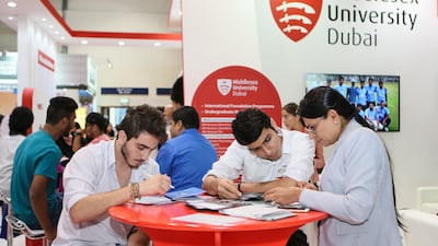 Amanat is planning to sell Middlesex University Dubai to Study World Education Holding Group. Sarah Dea/The National