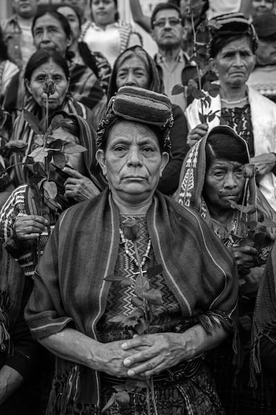 The Trials of the Achi Women by Victor J Blue for The New York Times Magazine was the other finalist at the World Press Photo of the Year 2026. Photo: EPA/Victor J. Blue, for The New York Times Magazine