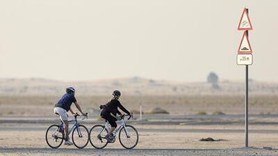 Transforming the UAE into a cycle-friendly society will be a long process, but one that needs to begin. And no time better than the start of a new year. Sarah Dea / The National