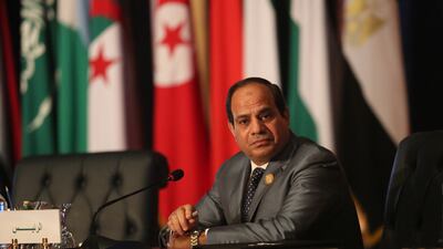 Egyptian President Abdel Fattah El Sisi. AP