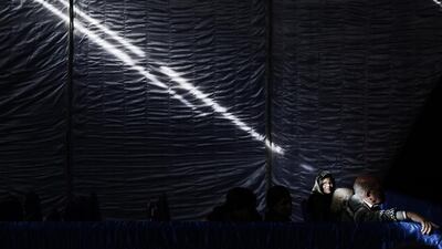 Mourners take seats ahead of the funeral of former U.N. Secretary-General Boutros Boutros-Ghali, in Al-Boutrossiya Church, in the main Coptic Cathedral complex in Cairo, Egypt. Nariman El-Mofty / AP Photo