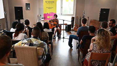 The Metronome Festival puts an emphasis on UAE-based singer-songwriters in intimate spaces with a relatively small audience. Irene García for The National