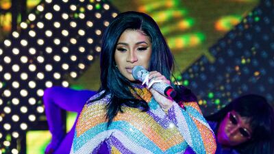 Cardi B performs at the Bonnaroo Music and Arts Festival in Manchester, Tennessee. Invision / AP