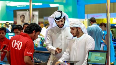 The Gitex Shopper edition last year turned in Dh150 million in sales. Victor Besa for The National