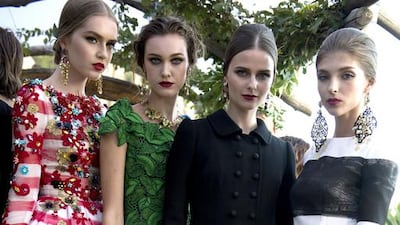 Models at the show. Courtesy Jason Lloyd Evans / Greg Kasler