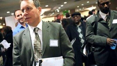 Job seekers in the US have had a difficult time. Tim Boyle / Bloomberg News