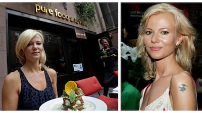 Sarma Melngailis was once known as 'Queen of Vegan Cuisine' and celebrities loved her restaurant Pure Food and Wine in Manhattan. AP; Getty Images