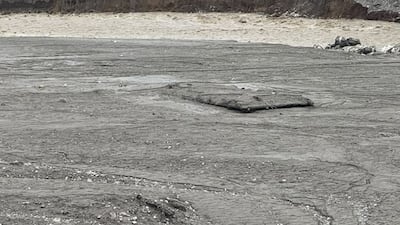 The top of the roof of one building is all that is left of the old school. Photo: Rajendra Dawadi