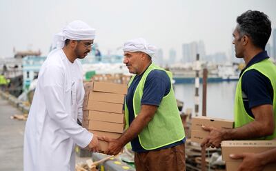 Dubai renewed its Bus of Goodness initiative as a show of support for the city's construction workers