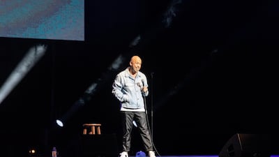 Jo Koy performing at Dubai's Coca-Cola Arena. Courtesy Coca-Cola Arena