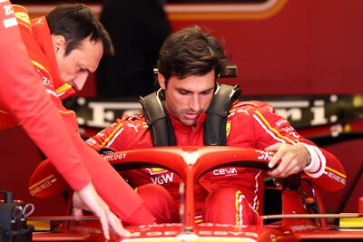 Carlos Sainz is hopeful of returning for Ferrari in Melbourne. Getty Images
