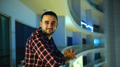 A number of tenants at the Oceanscape building, including Ahmed Simrin, have complained about the fire alarm. Christopher Pike / The National