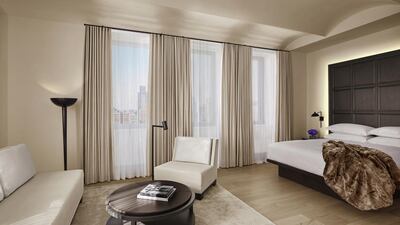 The loft suite at The New York Edition hotel. Photo by Nikolas Koenig