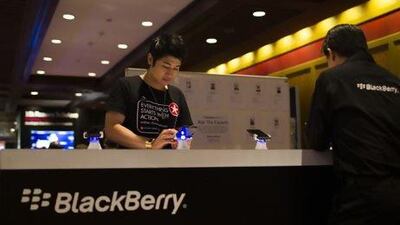 Dubai is one of six cities chosen across the world for the global launch of BlackBerry 10. Brent Lewin / Bloomberg