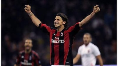 Zlatan Ibrahimovic scored a vital goal against Palermo on Wednesday night.