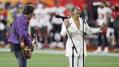 Church and Sullivan wowed with their impressive vocals. EPA