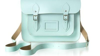 A men's bag from the Cambridge Satchel Company. Courtesy Harvey Nichols