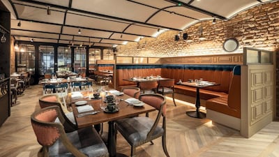 The Yard offers modern British food designed by Chef and Restaurateur Robin Gill. Courtesy Great Scotland Yard Hotel