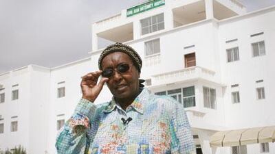 Edna Adan outside the maternity hospital named after her. Somaliland's first foreign minister raised the funds to build it after civil war had ravaged the country's medical facilities.