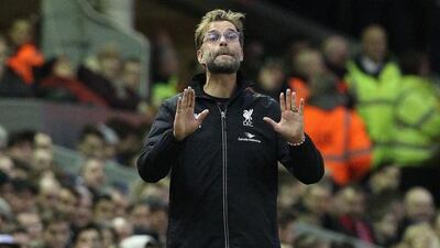 Jurgen Klopp missed Liverpool's 2-2 draw with Sunderland to have surgery for appendicitis. Lindsey Parnaby / AFP