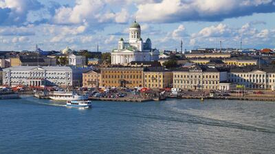 4th: Finland (last year 6th). Pictured, Helsinki.