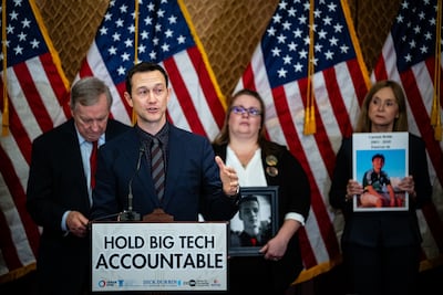 Actor Joseph Gordon-Levitt called for reforms to a law that protects companies from lawsuits over user-generated content. Getty