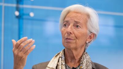 The euro zone needs to create more of its economic growth at home, European Central Bank President Christine Lagarde said on Friday EPA