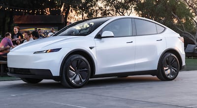 The Tesla Model Y offers a claimed driving range of up to 661km. Photo: Tesla