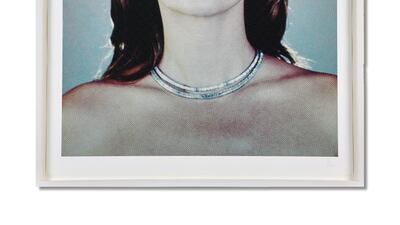 Lot 384: ‘Kate Moss’ by Chris Levine. Photo: Dreweatts