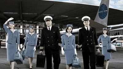 ABC’s Pan Am focuses on the lives of the airline’s stewardesses and pilots during the 1960s.
