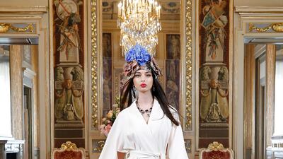 A look from the Alta Moda collection by Dolce & Gabbana.