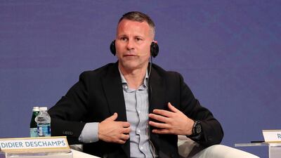 Ryan Giggs at Madinat Jumeirah in Dubai. Pawan Singh / The National