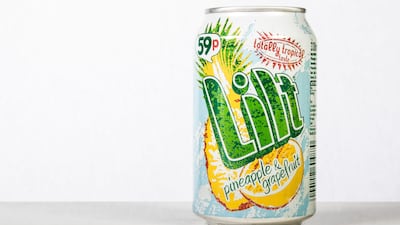Lilt first went on sale in 1975, with the strapline 'The Totally Tropical Taste'. Alamy