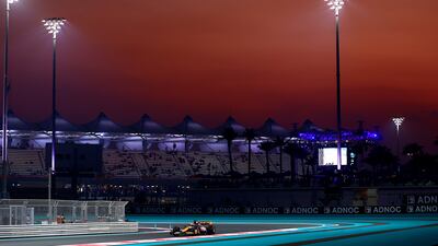 Oscar Piastri of Australia driving the McLaren during practice ahead of the F1 Grand Prix of Abu Dhabi. Getty Images