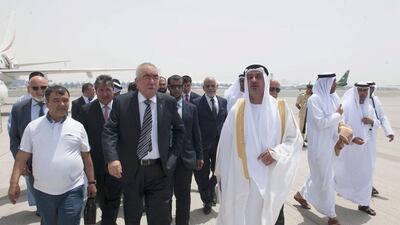 Abdul Rashid Dostum, First Vice President of the Islamic Republic of Afghanistan, arrived in the UAE on a 3-day visit to the country. The Afghani senior official and his accompanying delegation were greeted at Dubai International Airport by Dr Sheikh Sultan bin Khalifa Al Nahyan, Advisor to President Sheikh Khalifa, Dr Najibullah Mojadidi, Afghanistan’s Ambassador to the UAE and a number of officials.