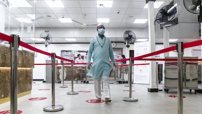 The Shiva temple in Bur Dubai will be shut for two days on Thursday and Friday to avoid tens of thousands of worshippers congregating for Shivratri, a big Hindu festival. Reem Mohammed / The National