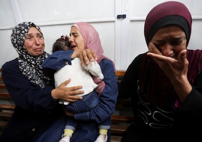 There were tearful scenes in Gaza as babies were reunited with their families. Reuters