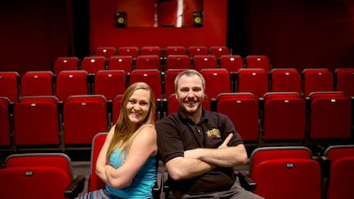 Kemsley and Tiffany Dickinson of Drama Dubai have opened the Courtyard Playhouse in the Al Quoz area of Dubai. Christopher Pike / The National