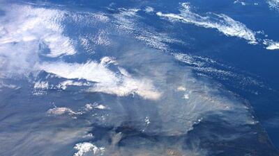 18. Astronaut Luca Parmitano shared an image of the wildfires in Australia on January 13, 2020. Photo: European Space Agency