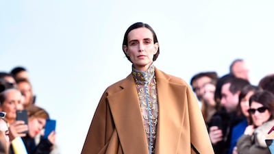 Maison Rabih Kayrouz's spring-summer 2019 couture collection. AFP