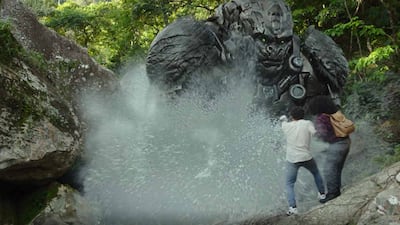 A scene from the official teaser trailer of Transformers: Rise of the Beasts