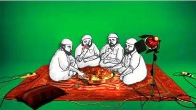 The work Come Together by Hala Kali is part of the Brick Lane exhibition. Courtesy Edge of Arabia