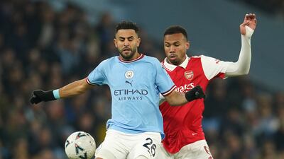 Riyad Mahrez - 5. Struggled to get into the game on the right flank. The Algerian was restricted to a few slow runs and was unable to get in behind Arsenal or really threaten the back four. It was no surprise to see him replaced on the hour mark. AP