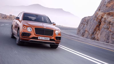 The Bentley Bentayga V8. Bentley