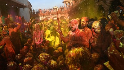 It is held in March on the full moon night known as Phalgun Purnima in the Hindu calendar, but the date changes slightly every year. AP