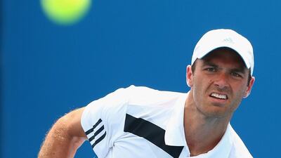 Ross Hutchins, who was out for a year with Hodgkin’s lymphoma, capped his amazing comeback with a victory alongside partner Colin Fleming in the Australian Open’s first round. Cameron Spencer / Getty Images