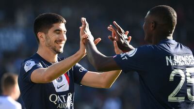 Carlos Soler, 8 – A quiet opening 45 minutes from the Spain international who came to life after the break. He doubled his side’s advantage with a glancing header into the far corner and picked out Hakimi’s blistering run with a perfectly-weighted pass for 3-0. AFP