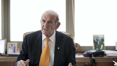 Colm McLoughlin led Dubai Duty Free for 41 years. Victor Besa / The National